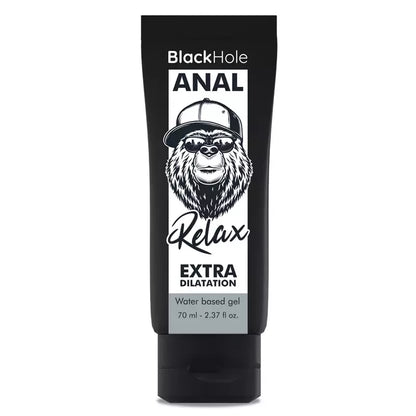 Black Hole Anal Relax vandens pagrindu sukurtas gelis 70 ml – švelni plečiamoji formulė