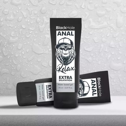 Black Hole Anal Relax vandens pagrindu sukurtas gelis 70 ml – švelni plečiamoji formulė