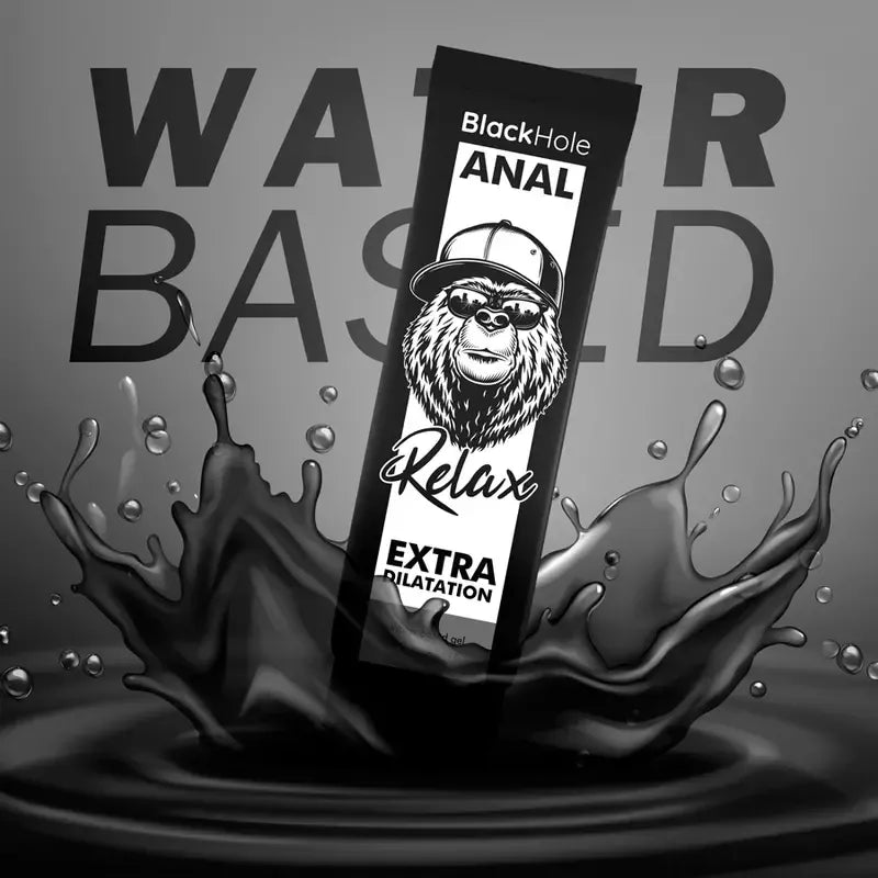 Black Hole vandens pagrindo analinis atpalaiduojantis gelis, 250 ml – neutrali formulė