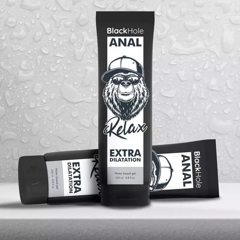Black Hole vandens pagrindo analinis atpalaiduojantis gelis, 250 ml – neutrali formulė