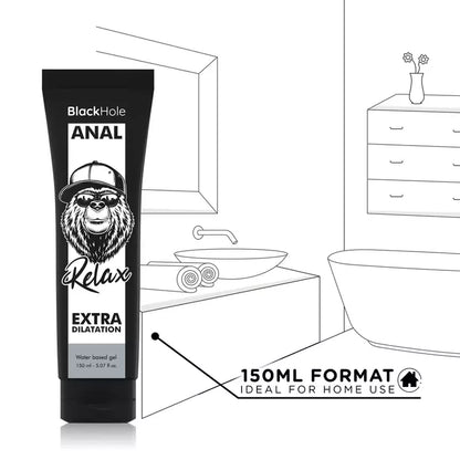 Black Hole vandens pagrindo gelis 150 ml – atpalaiduojanti intymi formulė