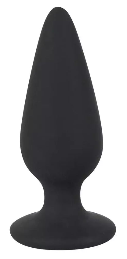 Black Velvets Intimate Plug S 40g silikoninis, kūginės formos, juodas