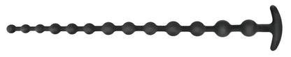 Black Velvets lanksti silikoninė rutuliukų grandinė, 50 cm, su saugia rankena