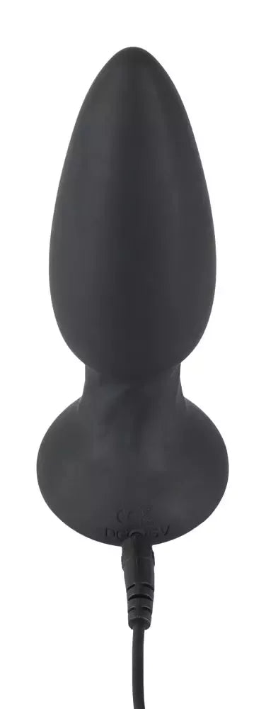 Black Velvets RC besisukantis silikoninis analinis kaištis 14 cm su nuotolinio valdymo pultu