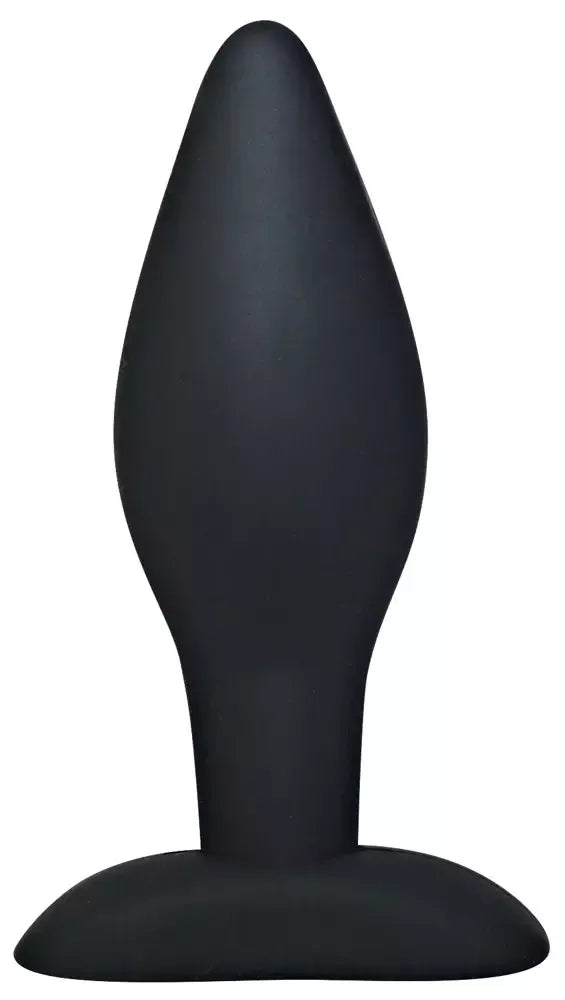 Black Velvets silikoninis didelis analinis kaištis 12 cm, lygus paviršius, juodas
