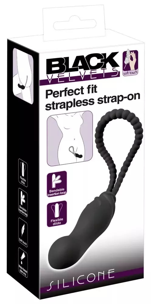 Black Velvets Strapless Intimate System Perfect Fit silikoninis 22 cm