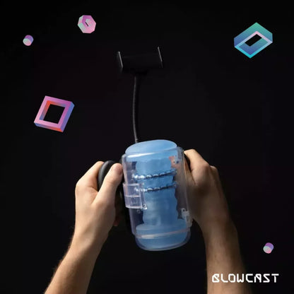 BLOWCAST Wingman Plus intymus prietaisas su masažiniais rutuliukais ir 8 režimais