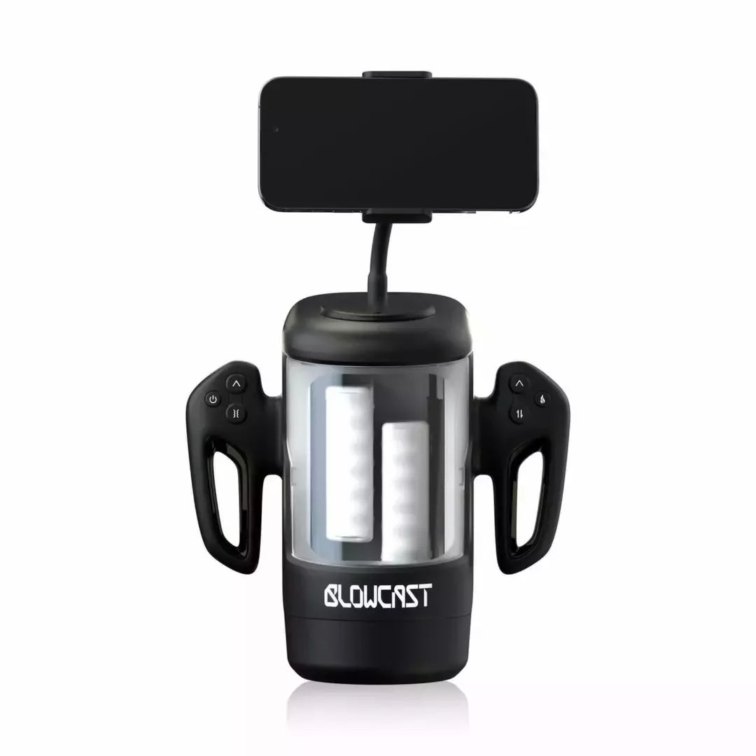 BLOWCAST WingXP intymus prietaisas su telefono laikikliu ir daugiafunkce sistema