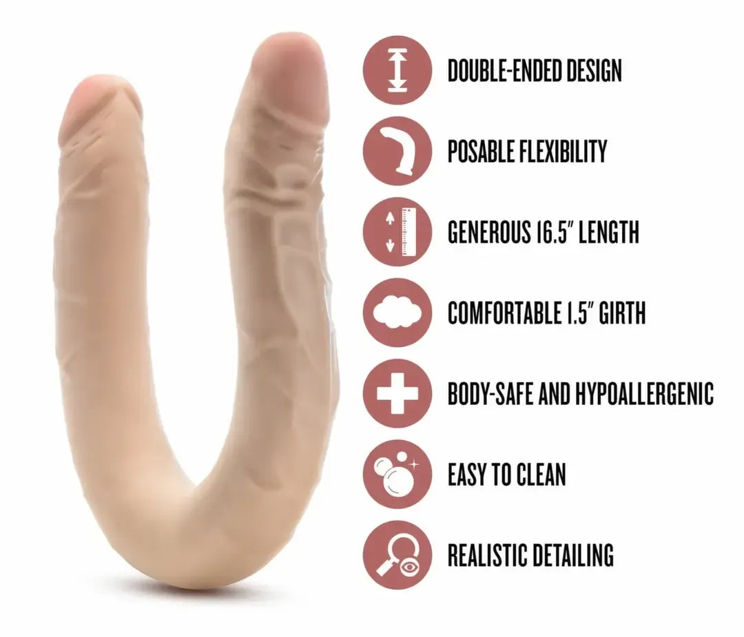 Blush Dr. Skin Plus 16,5" dvipusis lankstus modelis, smėlio spalvos