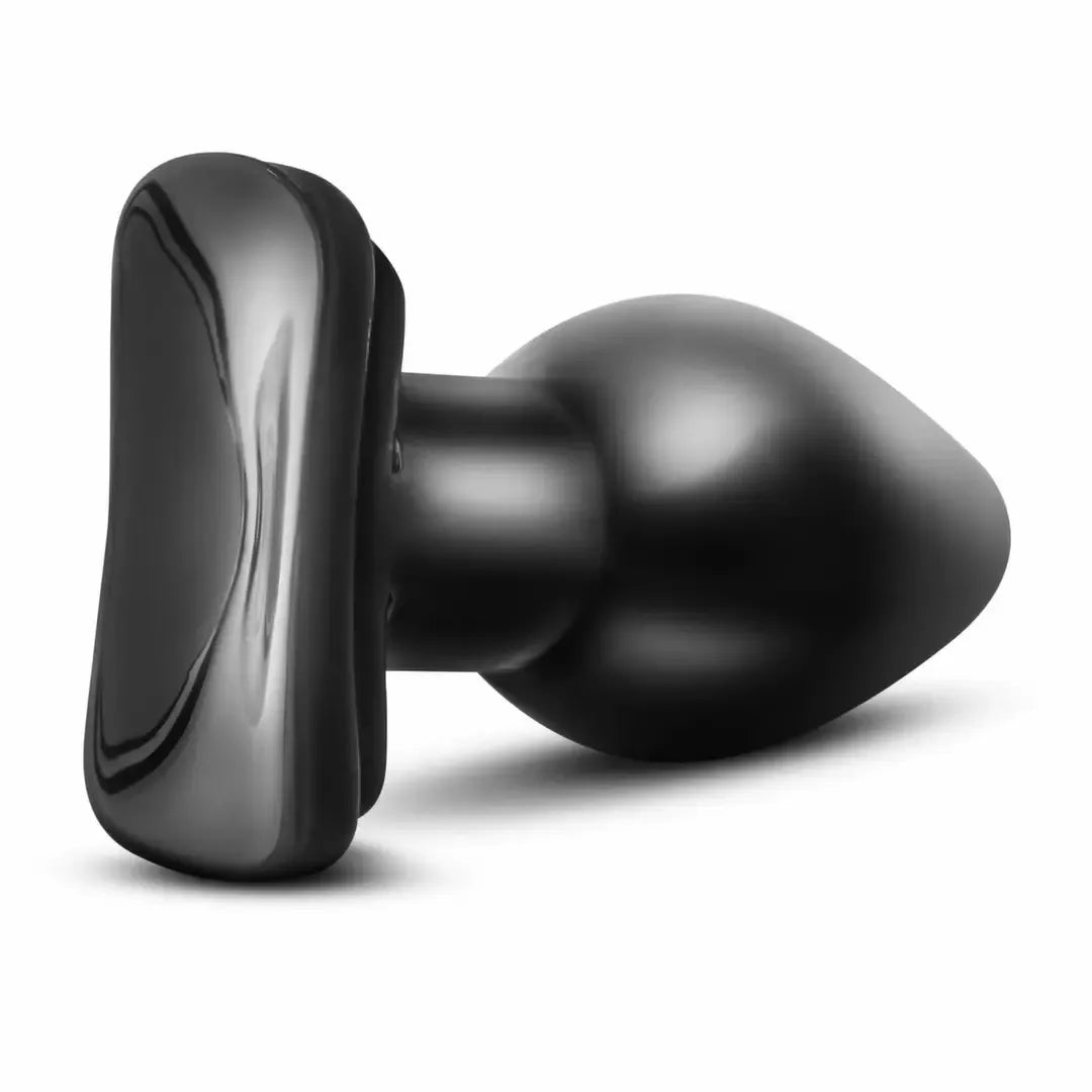 Blush Novelties Anal Adventures XL analinis kaištis, juodas, didelis silikoninis modelis