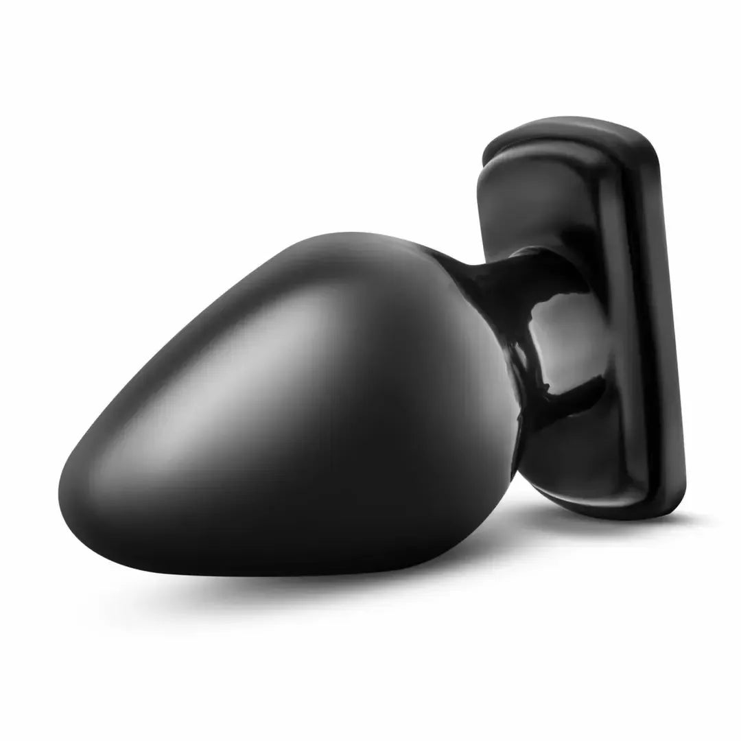 Blush Novelties Anal Adventures XL analinis kaištis, juodas, didelis silikoninis modelis