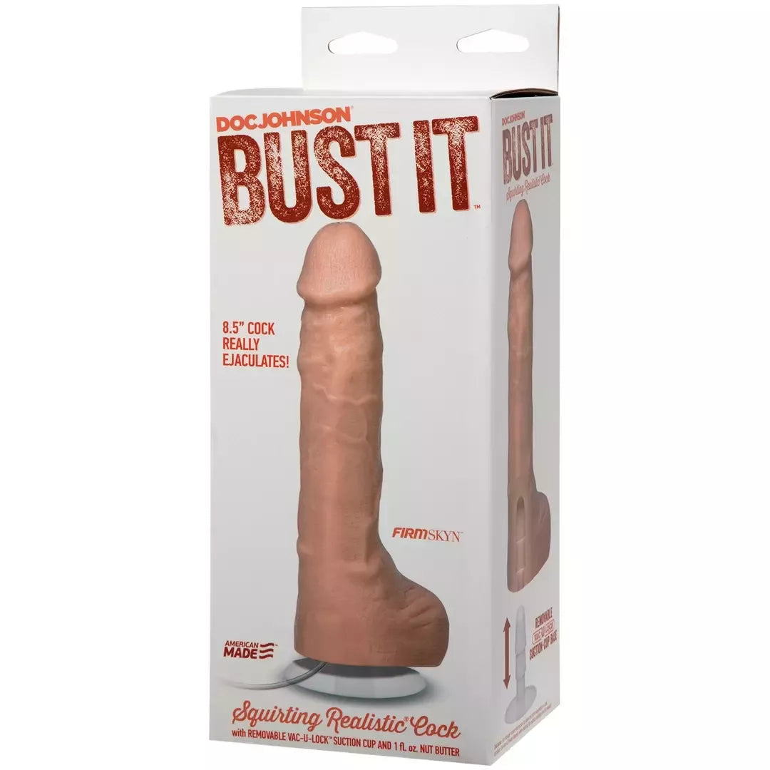 Blush Novelties Bust It 8.5" Squirting Model su siurbtuku, 30 ml