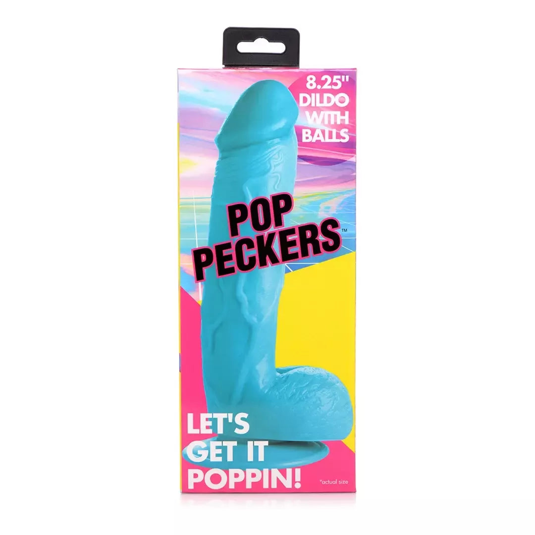 Blush Novelties POP intymus modelis su siurbtuku, 21 cm, rožinis