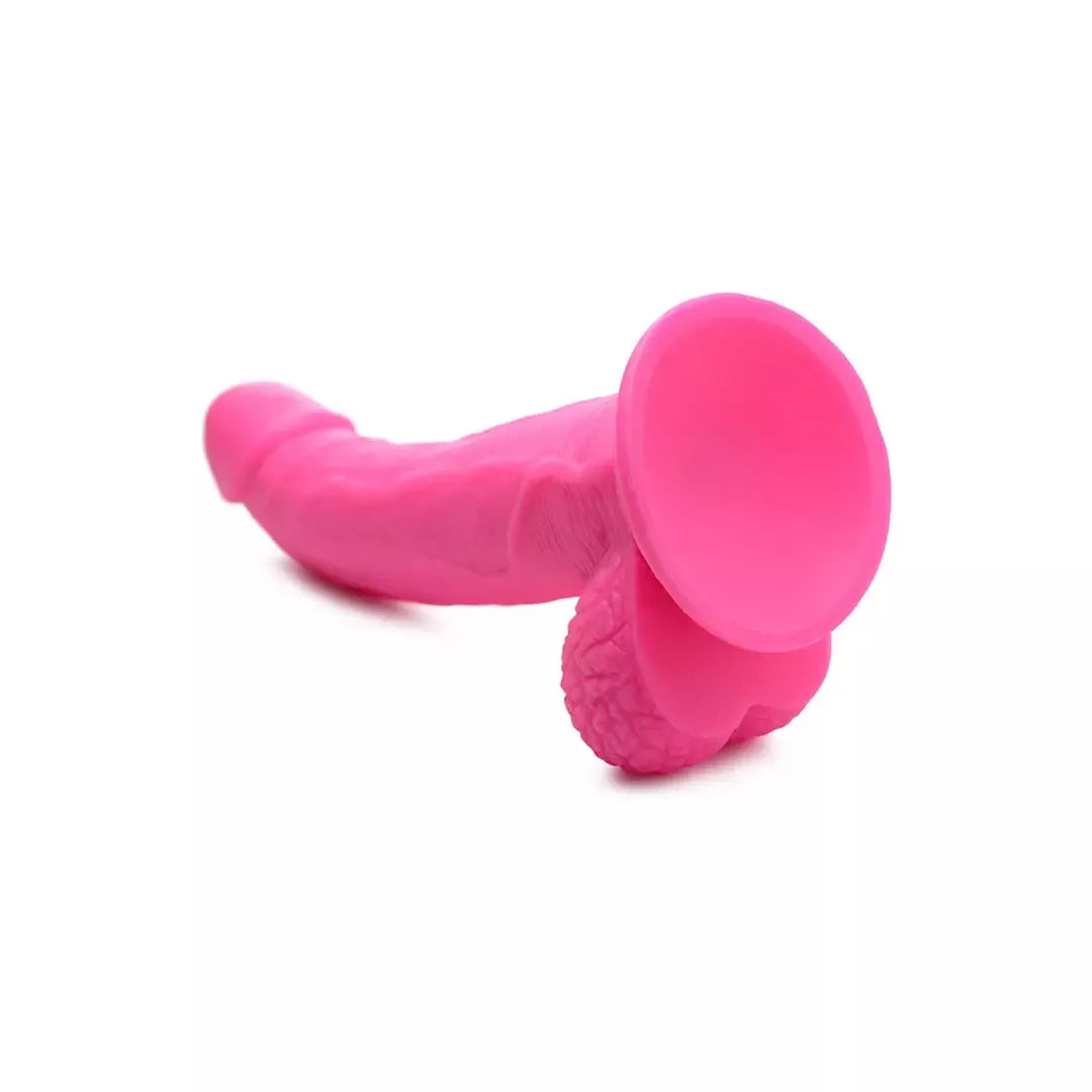 Blush Novelties POP Series 19 cm intymus žaislas su siurbtuku, rožinis