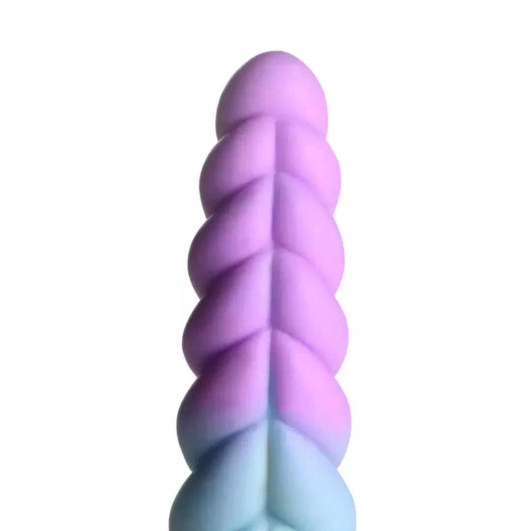 Blush Novelties Unicorn Horn silikoninis fantastinis žaislas, daugiaspalvis, 20 cm