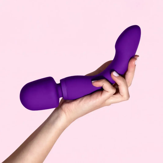 Blush Wellness Dual Sense Purple daugiafunkcis silikoninis masažuoklis
