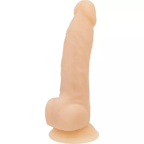 BMS Factory Naked Addiction besisukantis intymus prietaisas, 20 cm, vanilės spalvos