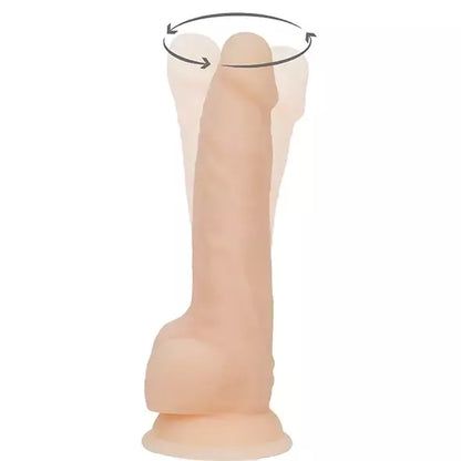 BMS Factory Naked Addiction besisukantis intymus prietaisas, 20 cm, vanilės spalvos