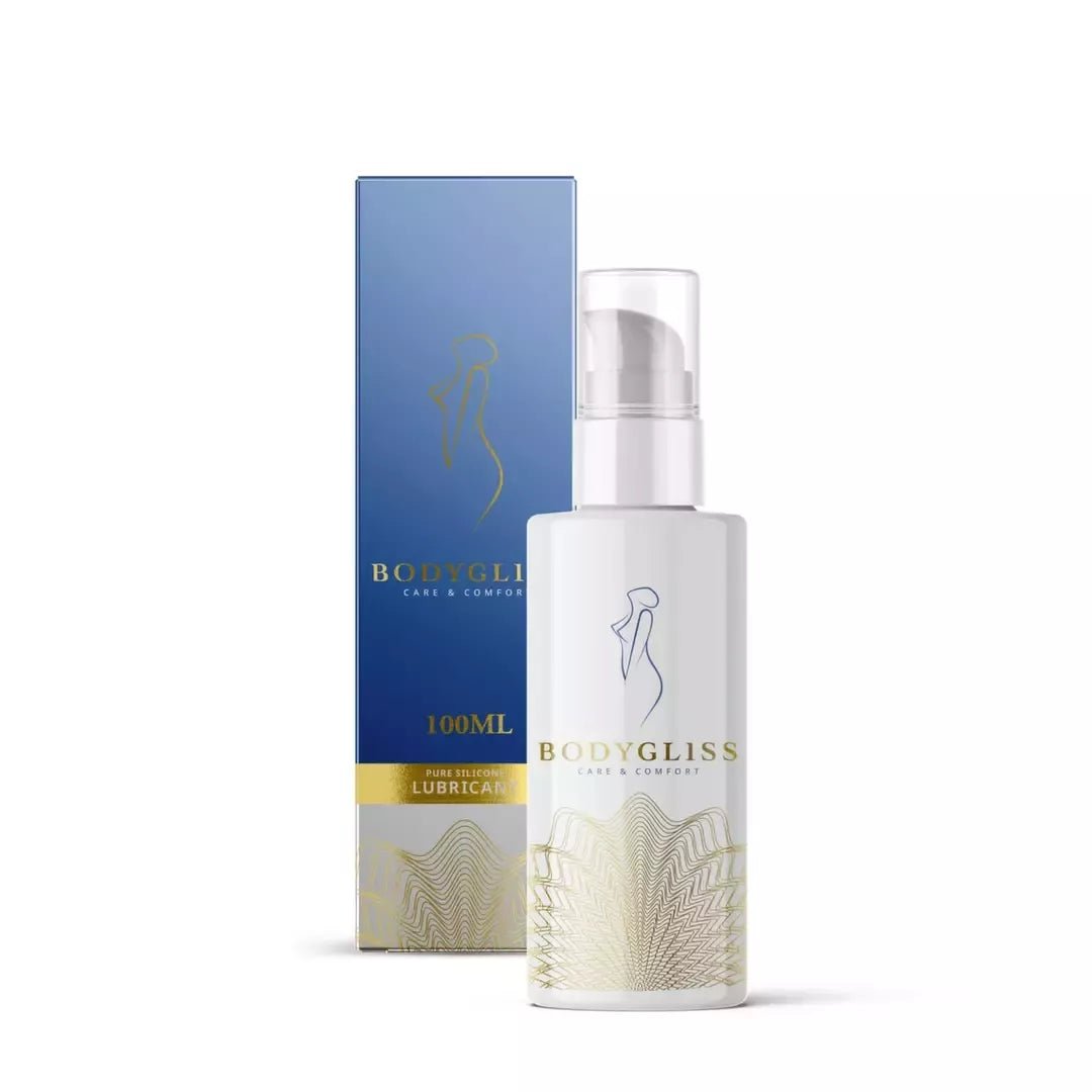 BodyGliss Care & Comfort intymus silikoninis gelis, 100 ml, su vitaminu E