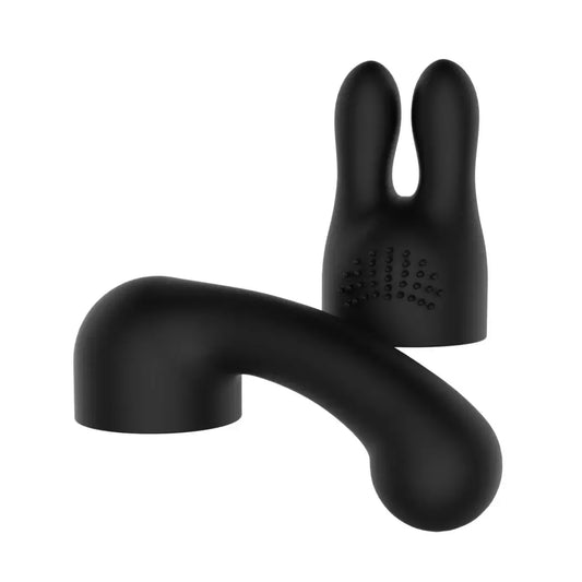 Bodywand Curve Attachment Black Intymus silikoninis priedas