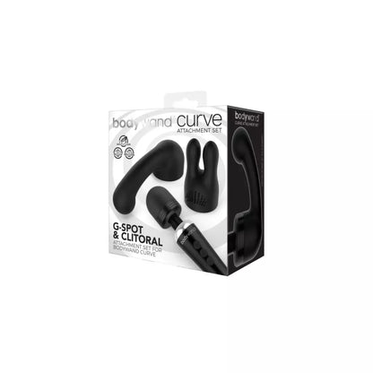 Bodywand Curve Attachment Black Intymus silikoninis priedas