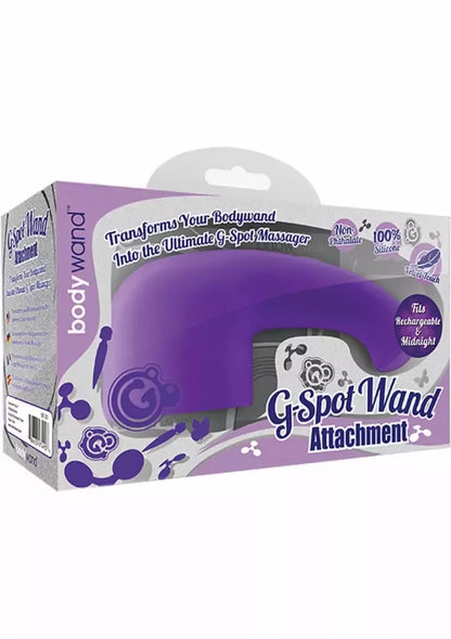 Bodywand G-Spot silikoninis priedas, violetinis – „Velvet Touch“ aksesuaras