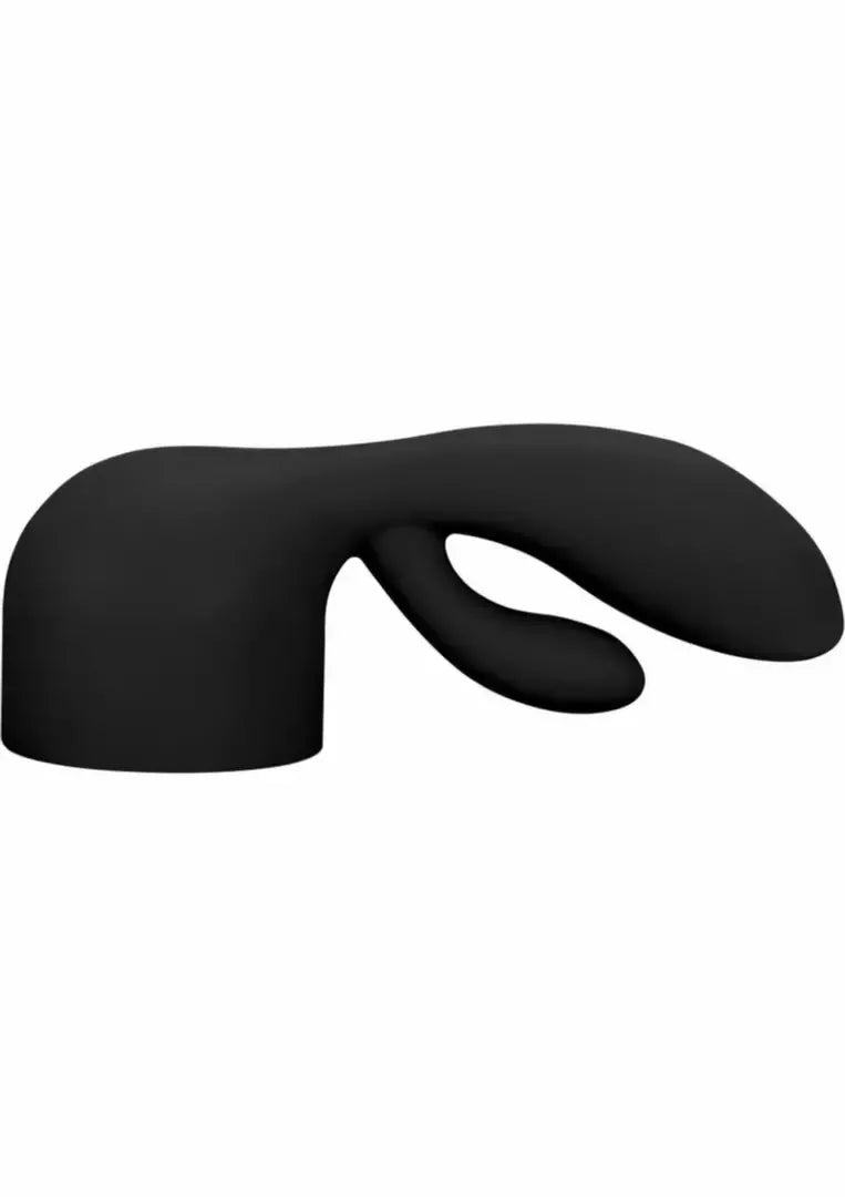 Bodywand Recharge Rabbit juodas silikoninis priedas