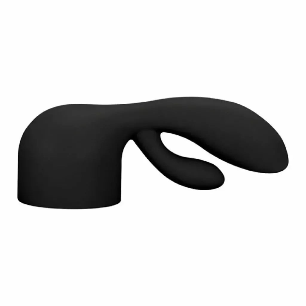Bodywand Recharge Rabbit juodas silikoninis priedas