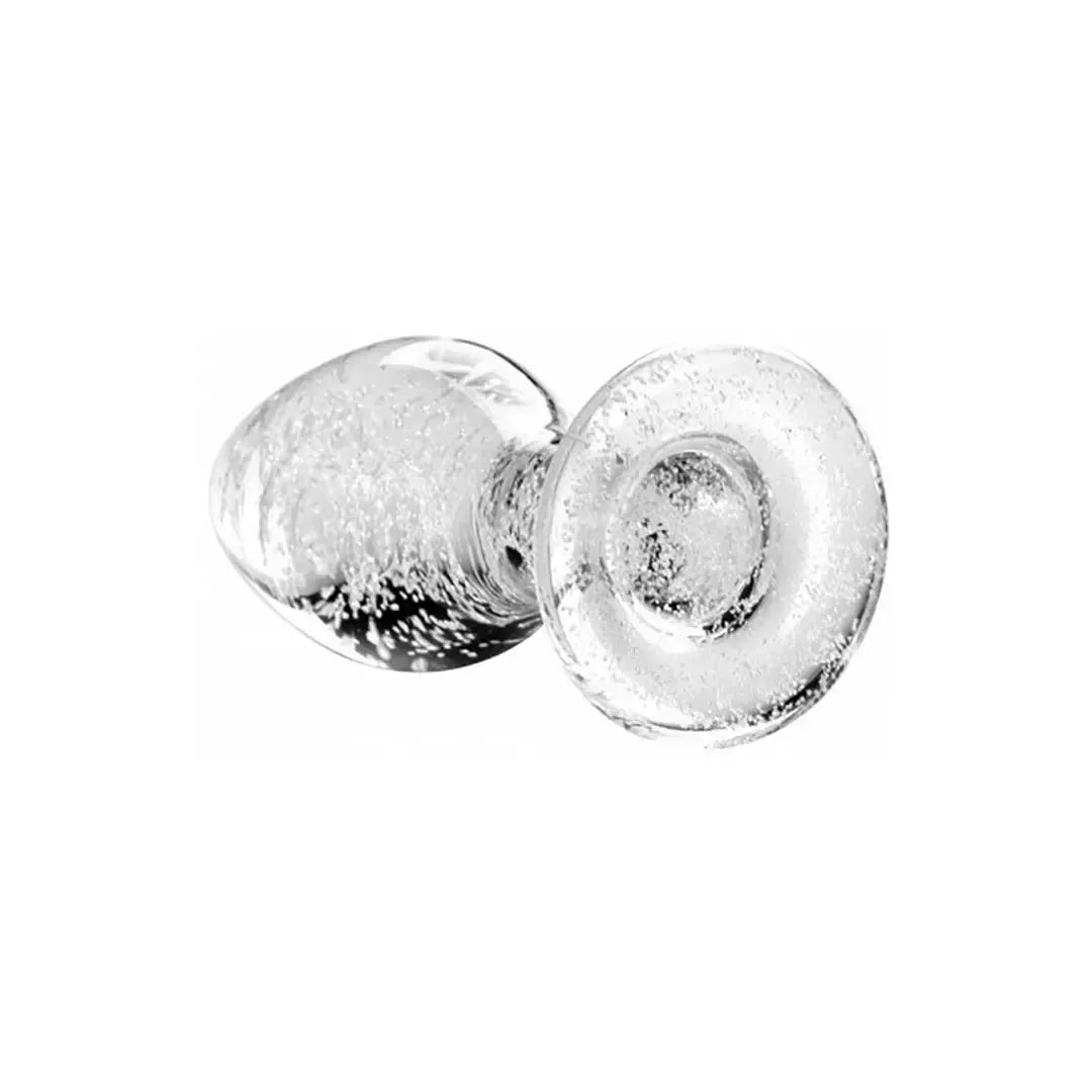 Booty Sparks Glass Plug Large – tamsoje šviečiantis borosilikatinio stiklo analinis kaištis