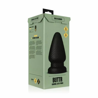 BUTTR Cold Blooded Scaled analinis kamštis didelis 15,2 cm – tekstūruotas paviršius