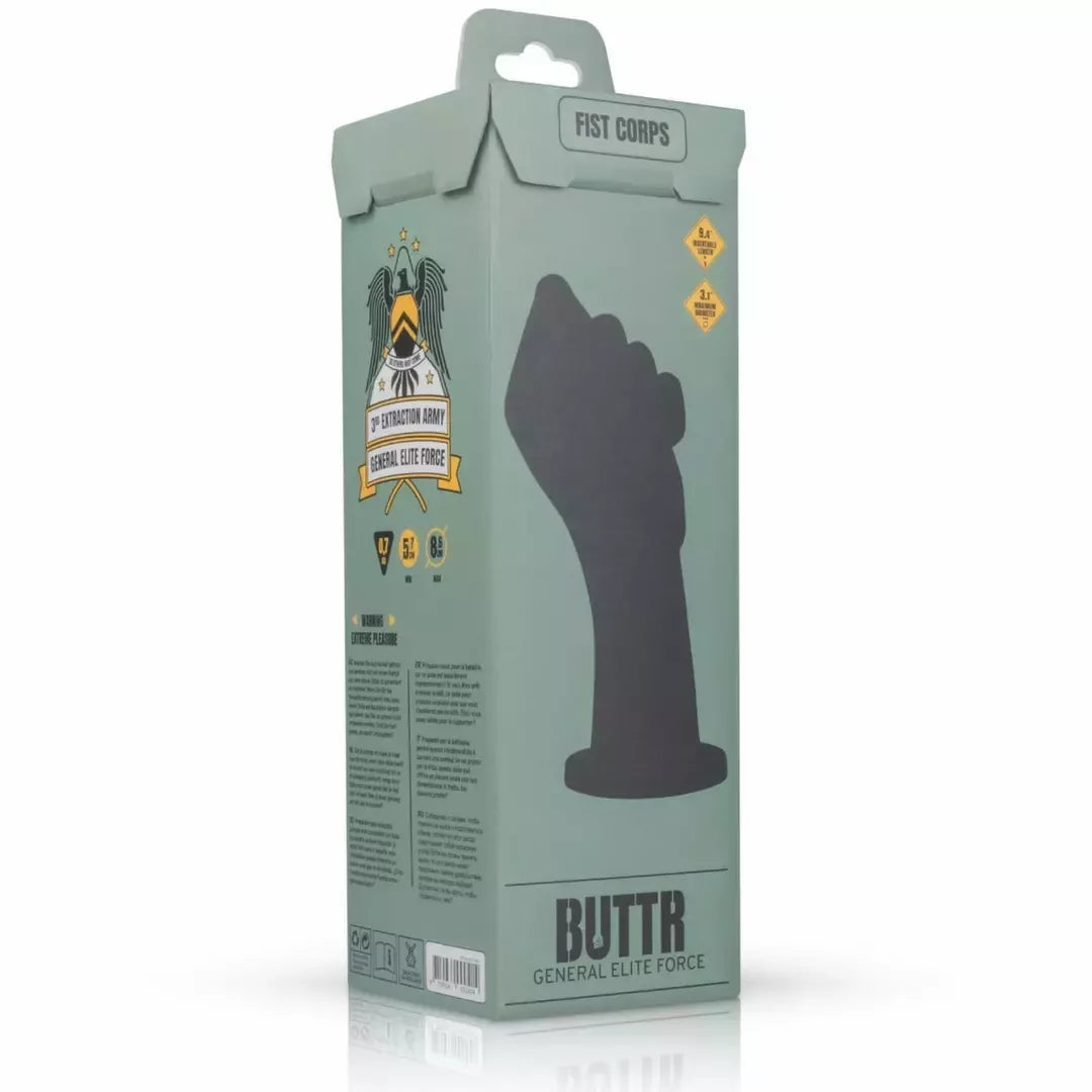 BUTTR FistCorps XL modelis su siurbtuku, lygus ir lankstus paviršius