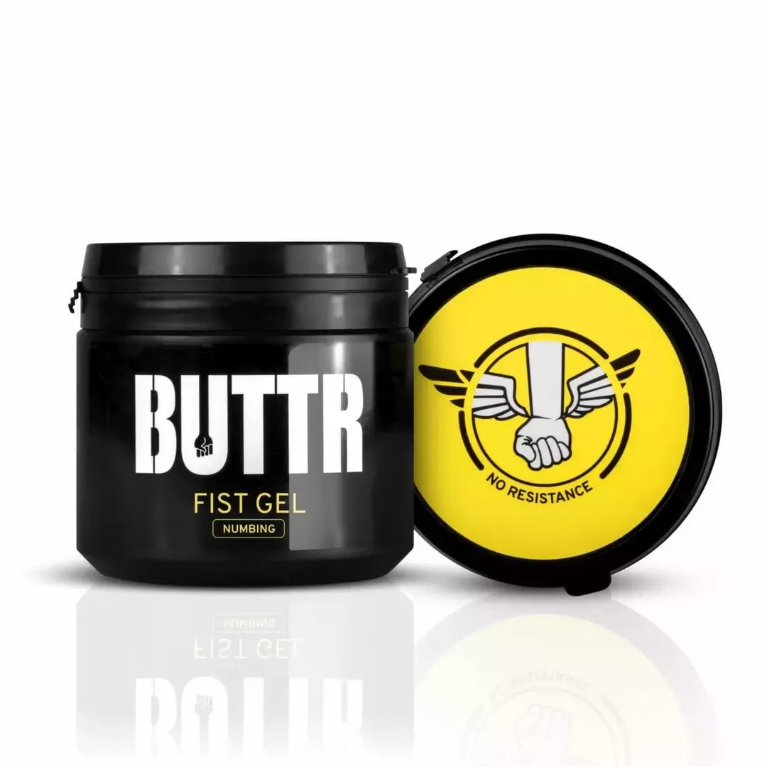 BUTTR Fisting Gel Numbing 500ml – ilgalaikio komforto formulė
