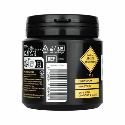 BUTTR Powdered Lube Lubricantas 135 g – individualiai pritaikoma gelio formulė