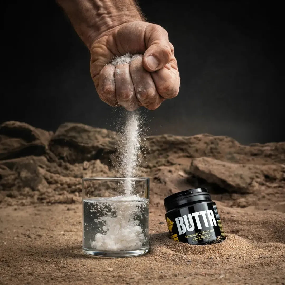 BUTTR Powdered Lube Lubricantas 135 g – individualiai pritaikoma gelio formulė