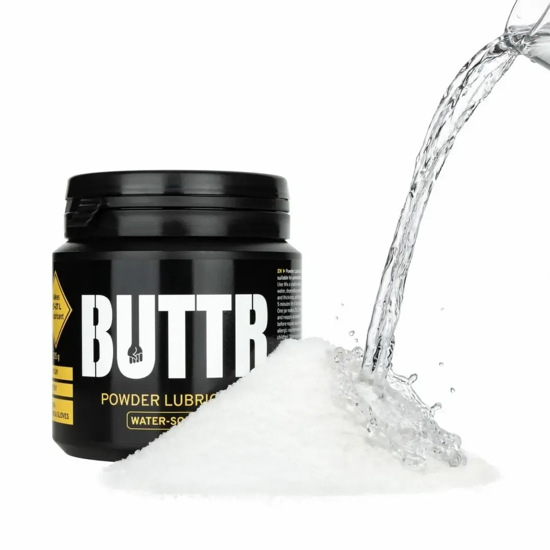 BUTTR Powdered Lube Lubricantas 135 g – individualiai pritaikoma gelio formulė