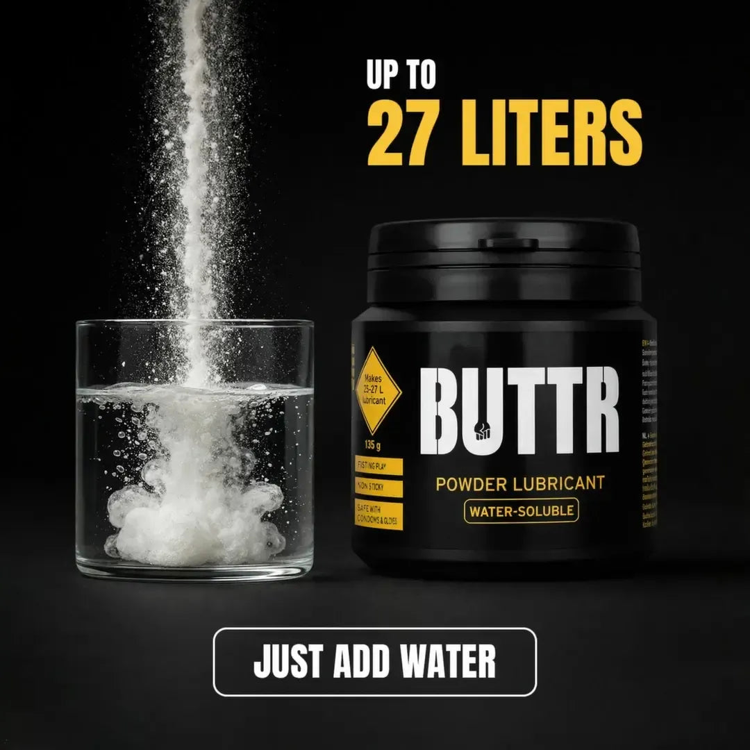 BUTTR Powdered Lube Lubricantas 135 g – individualiai pritaikoma gelio formulė