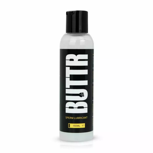 BUTTR Sperm White vandens pagrindo lubrikantas 150 ml – neutralus pH, saugus su lateksu