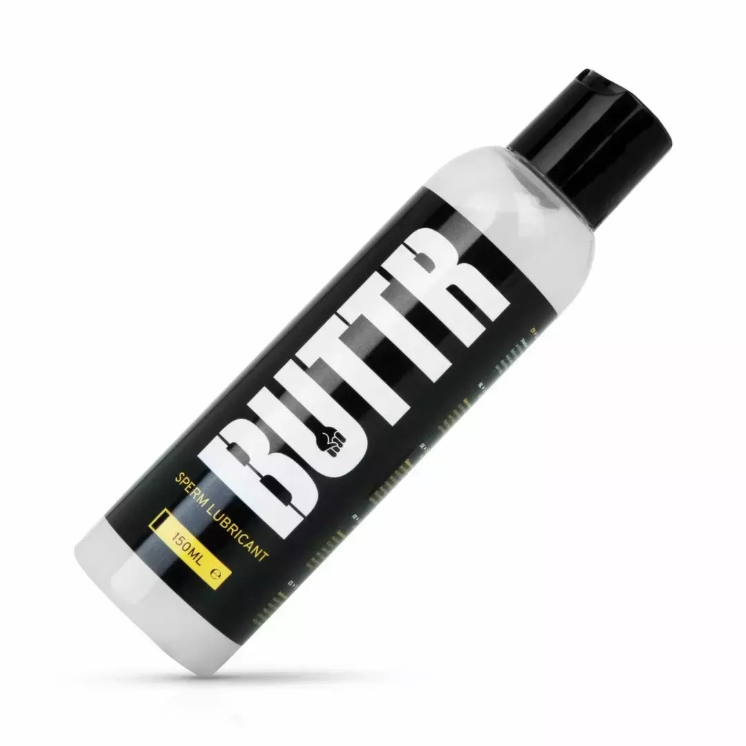 BUTTR Sperm White vandens pagrindo lubrikantas 150 ml – neutralus pH, saugus su lateksu