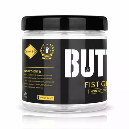 BUTTR Transparent Gel 500ml – ilgalaikio poveikio nelipnus lubrikantas
