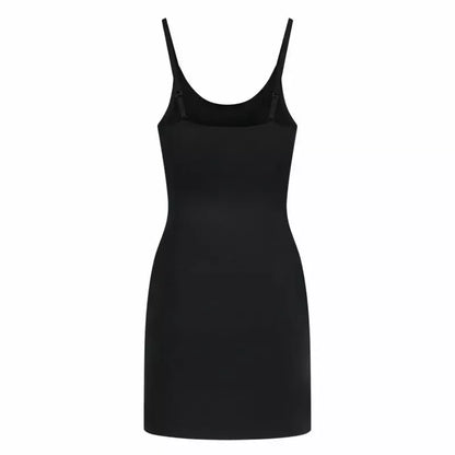 Bye Bra Invisible Singlet Dress Black XXL – Lengva figūros korekcija