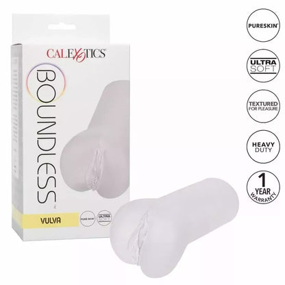 CalExotics Boundless Intimate Machine Transparent TPE 14 cm x 7.5 cm