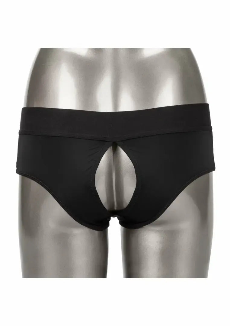 CalExotics Her Royal Harness Backless Brief L/XL – patogi laikymo sistema
