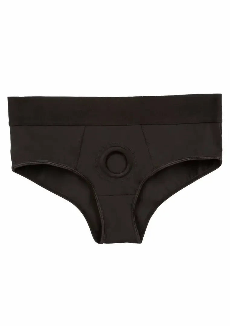 CalExotics Her Royal Harness Backless Brief L/XL – patogi laikymo sistema