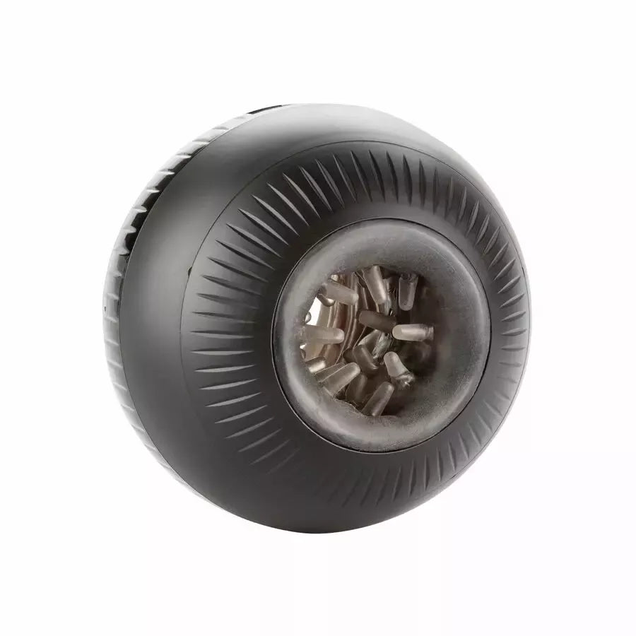 CalExotics Optimum Power MASTURBALL – vibruojanti reguliuojamo spaudimo sistema, 11,5 cm