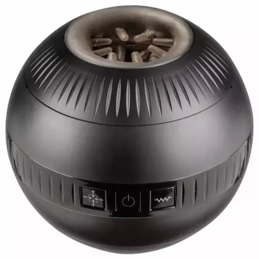 CalExotics Optimum Power MASTURBALL – vibruojanti reguliuojamo spaudimo sistema, 11,5 cm