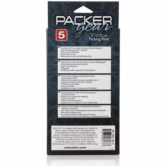 CalExotics Packer Gear modelis 14,5 cm, natūralus atspalvis, PureSkin medžiaga