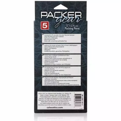 CalExotics Packer Gear modelis 14,5 cm, natūralus atspalvis, PureSkin medžiaga
