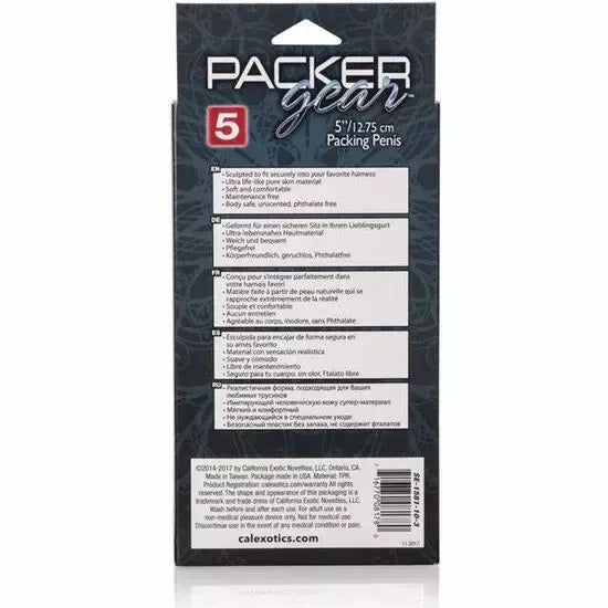 CalExotics Pure Skin Packing Model rudo atspalvio, 14,5 cm – minkšta anatominė forma