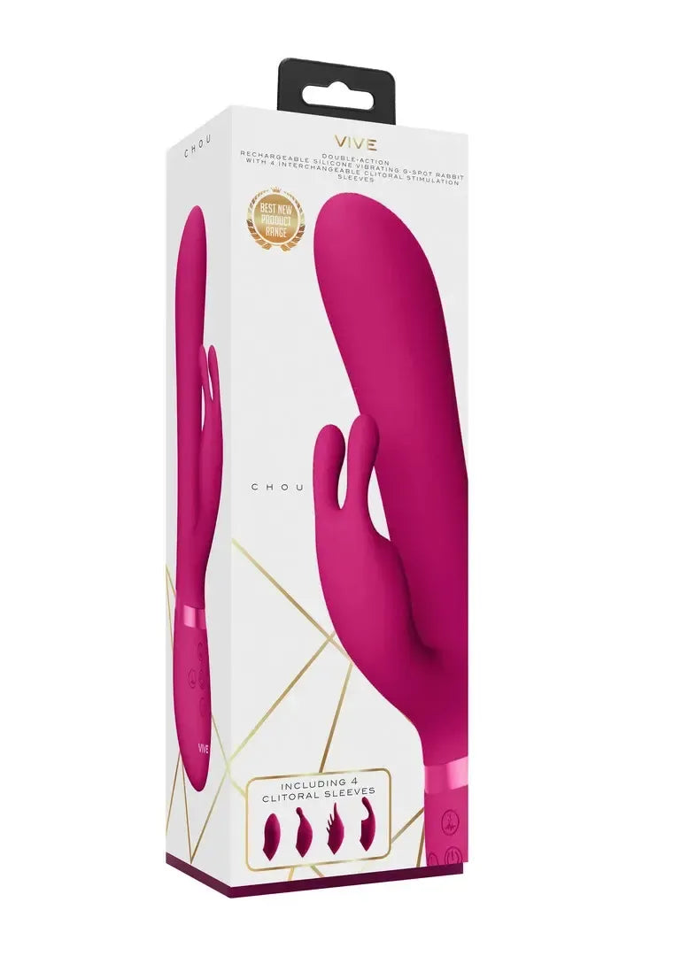 CHOU G-Spot System Pink – daugiafunkcis intymios gerovės prietaisas
