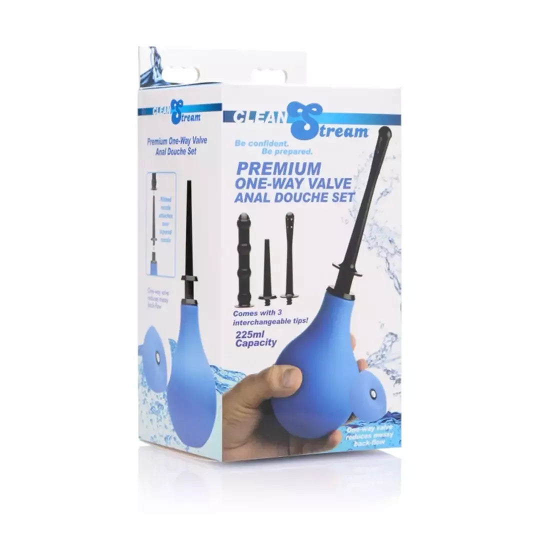 CleanStream Premium One Way Valve higienos rinkinys su 3 antgaliais, 225 ml